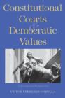 Image for Constitutional courts and democratic values  : a European perspective