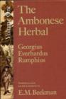 Image for The Ambonese herbalVol. 1