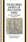 Image for The Recorded Sayings of Zen Master Joshu