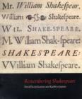 Image for Remembering Shakespeare