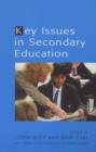 Image for Key issues in secondary education  : introductory readings
