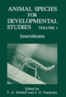 Image for Animal Species for Developmental Studies : Volume 1 Invertebrates