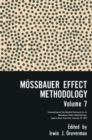Image for Mossbauer Effect Methodology Volume 7
