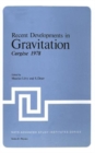 Image for Recent Developments in Gravitation : Cargese 1978