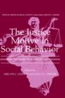 Image for The Justice Motive in Social Behavior