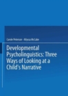 Image for Developmental Psycholinguistics