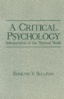 Image for A Critical Psychology