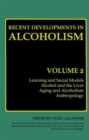 Image for Recent Developments in Alcoholism : Volume 2