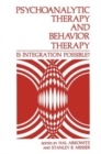 Image for Psychoanalytic Therapy and Behavior Therapy