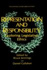 Image for Representation and Responsibility : Exploring Legislative Ethics
