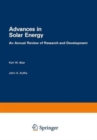Image for Advances in Solar Energy : An Annual Review of Research and Development : Volume 1 : * 1982