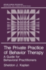 Image for The Private Practice of Behavior Therapy