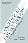 Image for Language in Psychotherapy