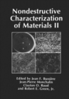 Image for Nondestructive Characterization of Materials II