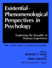 Image for Existential-Phenomenological Perspectives in Psychology : Exploring the Breadth of Human Experience