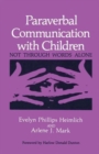 Image for Paraverbal Communication with Children : Not through Words Alone