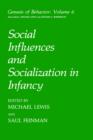 Image for Social Influences and Socialization in Infancy