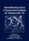 Image for Nondestructive Characterization of Materials IV