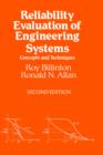 Image for Reliability Evaluation of Engineering Systems : Concepts and Techniques