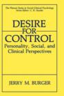 Image for Desire for Control