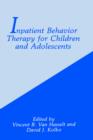 Image for Inpatient Behavior Therapy for Children and Adolescents