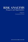 Image for Risk Analysis : Prospects and Opportunities