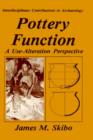 Image for Pottery Function : A Use-Alteration Perspective