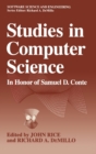 Image for Studies in Computer Science : Proceedings of a Conference Held in West Lafayette, Indiana, November 1-3, 1989