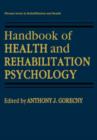 Image for Handbook of Health and Rehabilitation Psychology
