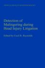 Image for Detection of Malingering During Head Injury Litigation