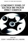 Image for Coincidence Studies of Electron and Photon Impact Ionization