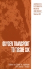 Image for Oxygen Transport to Tissue XIX