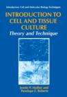 Image for Introduction to Cell and Tissue Culture