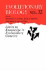 Image for Evolutionary biologyVol. 32: Limits to knowledge in evolutionary genetics
