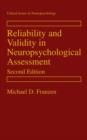 Image for Reliability and Validity in Neuropsychological Assessment