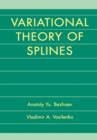 Image for Variational Theory of Splines