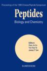 Image for Peptides: biology and chemistry : proceedings of the 1996 Chinese Peptide Symposium July 21-25, 1996, Chengdu, China