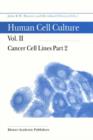Image for Human Cell Culture: Volume II: Cancer Cell Lines Part 2
