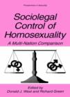 Image for Sociolegal Control of Homosexuality: A Multi-Nation Comparison