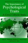 Image for The importance of psychological traits: a cross-cultural study