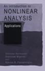 Image for An introduction to nonlinear analysisVol. 2: Applications