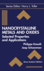 Image for Nanocrystalline Metals and Oxides: Selected Properties and Applications