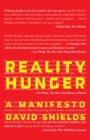 Image for Reality hunger: a manifesto