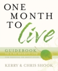 Image for One Month to Live Guidebook: To a No-Regrets Life