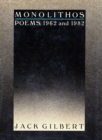 Image for Monolithos: poems, 1962 and 1982