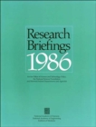 Image for Research Briefings 1986