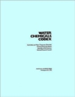 Image for Water Chemicals Codex