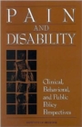 Image for Pain and Disability : Clinical, Behavioral, and Public Policy Perspectives