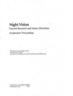 Image for Night Vision : Current Research and Future Directions, Symposium Proceedings
