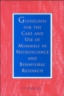 Image for Guidelines for the Care and Use of Mammals in Neuroscience and Behavioral Research